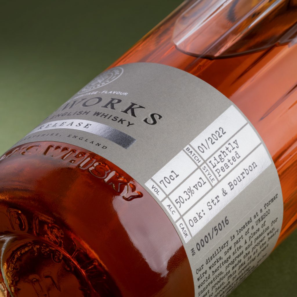 Wire Works Whisky label